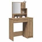 vidaXL Kaptafel met spiegel 86,5x35x136 cm artisanaal, Huis en Inrichting, Tafels | Kaptafels, Verzenden, Nieuw