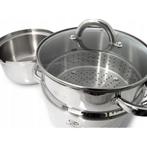 Meyerhoff Sapcentrifuge Pan / Stoompan 6-delig – RVS 5L –, Huis en Inrichting, Ophalen of Verzenden, Nieuw