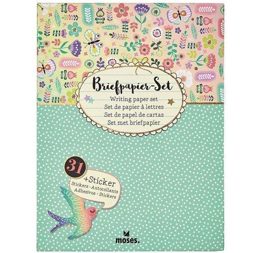 Briefpapier Set Flowers and Friends - A5 NIEUW, Diversen, Schrijfwaren, Nieuw, Ophalen of Verzenden