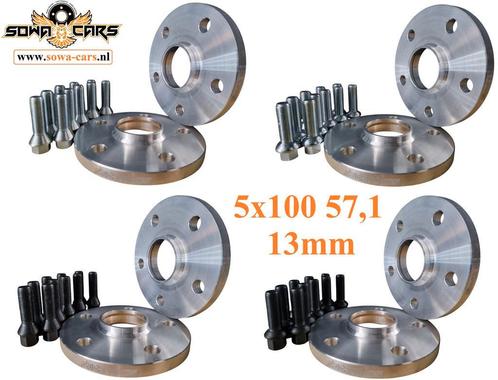Heb je spacers nodig ? vw bora golf 3 4 polo 5x100 57.1 13MM, Auto diversen, Tuning en Styling, Ophalen of Verzenden