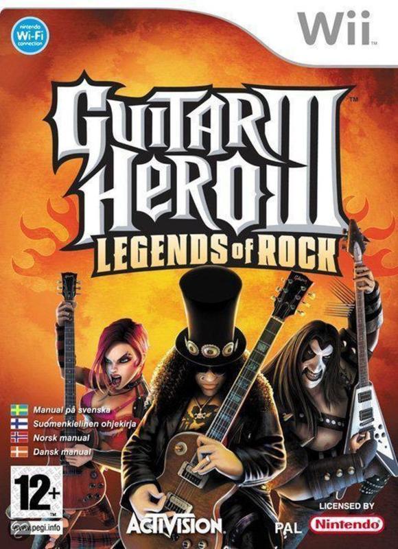 Guitar Hero 3 Legends of Rock (Wii Games), Spelcomputers en Games, Games | Nintendo Wii, Zo goed als nieuw, Ophalen of Verzenden