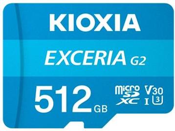 Kioxia - Exceria G2 MicroSDXC - 512GB - Met SD-Adapter beschikbaar voor biedingen