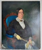 José Vallespín y Aibar (XIX) - Retrato de dama, Antiek en Kunst