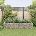 vidaXL Gabion plantenbak verhoogd 270x90x50 cm staal, 100 cm of meer, Verzenden, Nieuw, Metaal