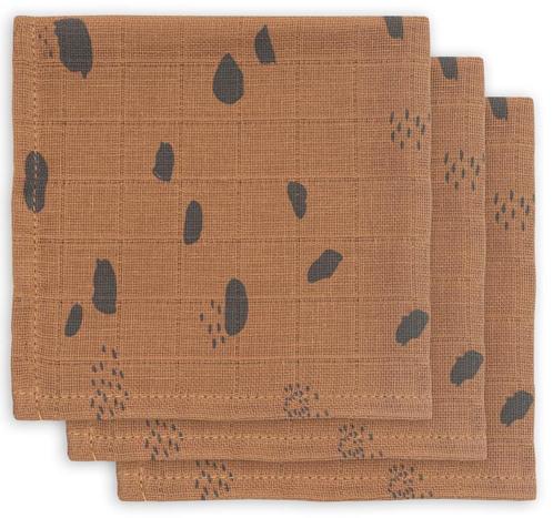 Jollein Spot Caramel 3 Stuks Hydrofiel Monddoekjes, Kinderen en Baby's, Badjes en Verzorging, Nieuw, Verzenden