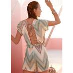 Lascana Korte jumpsuit met diepe ruguitsnijding en, Verzenden, Nieuw