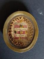 Reliekhouder - Brons, Glas, Textiel, Papier - 1850-1900 - B., Antiek en Kunst