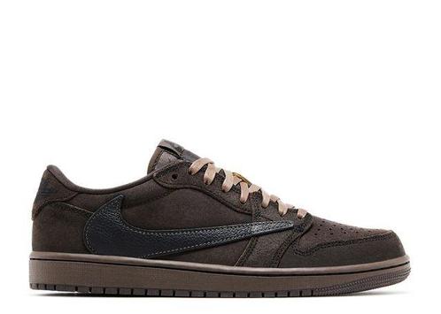 Nike Air Jordan 1 Low Travis Scott Velvet Brown (Sneakers), Kleding | Heren, Schoenen, Sneakers of Gympen, Bruin, Nieuw, Verzenden