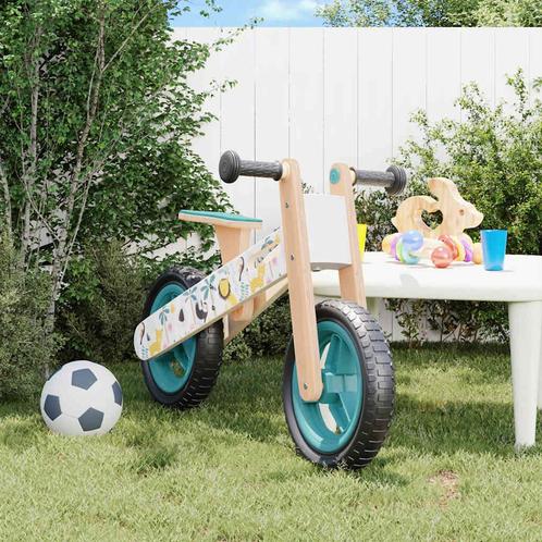 vidaXL Loopfiets voor kinderen blauw met print, Kinderen en Baby's, Speelgoed | Buiten | Voertuigen en Loopfietsen, Nieuw, Verzenden