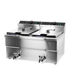 GGM Gastro | Dubbele elektrische friteuse - 8+8 liter - 6,5, Verzenden, Nieuw