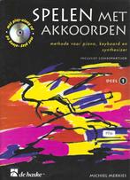 Piano Spelen met akkoorden - Michiel Merkies [360], Les of Cursus, Orgel, Ophalen of Verzenden, Zo goed als nieuw