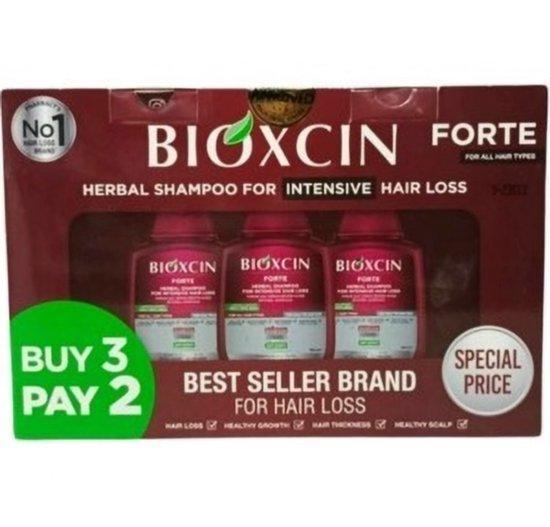 Bioxcin Forte Shampoo  3 x 300 ml  Tegen Haaruitval, Sieraden, Tassen en Uiterlijk, Uiterlijk | Haarverzorging, Shampoo of Conditioner