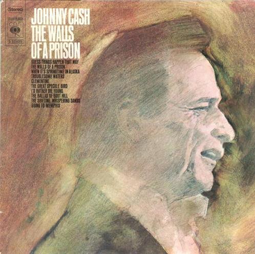 LP gebruikt - Johnny Cash - The Walls Of A Prison, Cd's en Dvd's, Vinyl | Country en Western, Zo goed als nieuw, Verzenden
