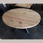 Eettafelblad rond | 135cm | Eiken | Naturel, Ophalen of Verzenden, Nieuw, Industrieel