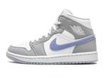 Air Jordan 1 Mid Aluminum Wolf Grey - Maat 37.5 EU, Ophalen of Verzenden, Nieuw, Jordan