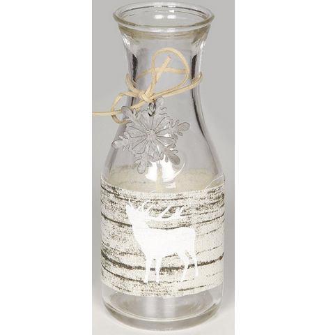Ambiente Haus Tafelvaas Kerst versiering Kerstglas met, Huis en Inrichting, Woonaccessoires | Vazen, Nieuw, Verzenden