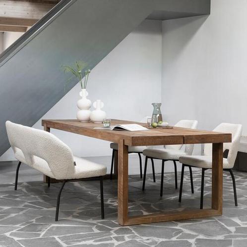 *WOONWINKEL* DTP Home Classic Icon Eettafel Teakhout Split, Huis en Inrichting, Tafels | Eettafels, Nieuw, Verzenden