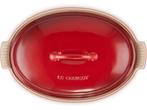 Le Creuset Heritage - Ovenschaal Ovaal met Deksel 36 cm -, Verzenden, Zo goed als nieuw