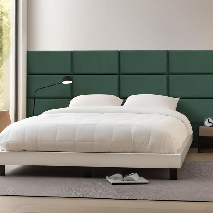 Gestoffeerde wandpanelen Carpino set van 3 fluweel 60x30 cm, Doe-het-zelf en Verbouw, Platen en Panelen, Verzenden