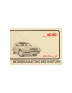 1987 ALFA ROMEO 33 INSTRUCTIEBOEKJE DUITS, Auto diversen, Handleidingen en Instructieboekjes
