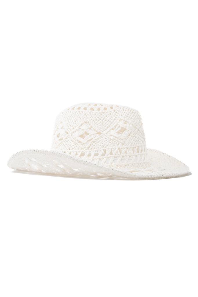 Cowboyhoed Raffia Wit Witte Gevlochten Stro Cowboy Western H, Kleding | Dames, Carnavalskleding en Feestkleding, Nieuw, Carnaval