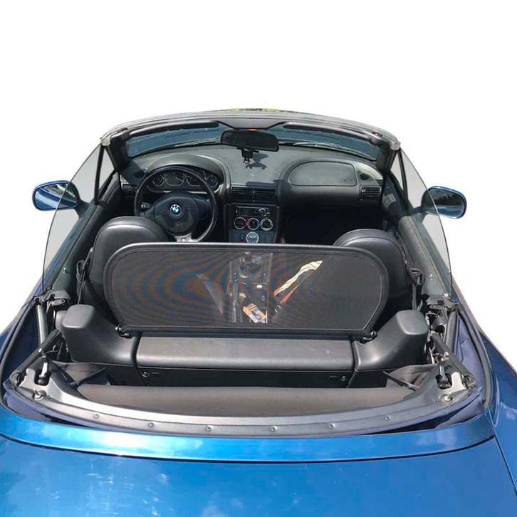 BMW Z3 (1995-2003) Cabrio windscherm Zwart windscherm op, Auto diversen, Overige Auto diversen, Ophalen of Verzenden