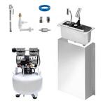 GGM Gastro | Portionering spoelbak met geïntegreerde |, Verzenden, Nieuw