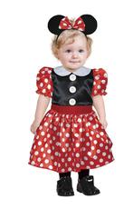 Minnie Mouse Kostuum Rood Wit Baby, Verzenden, Nieuw