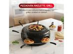CuisineKing G1 - 3-in-1 Pizza Grill Oven - Raclette Grill en, Verzenden, Zo goed als nieuw