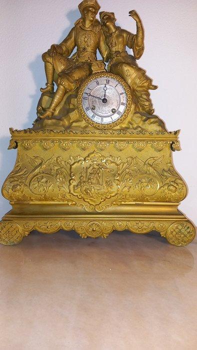 Klok - Brons - 1800-1850, Antiek en Kunst, Antiek | Klokken