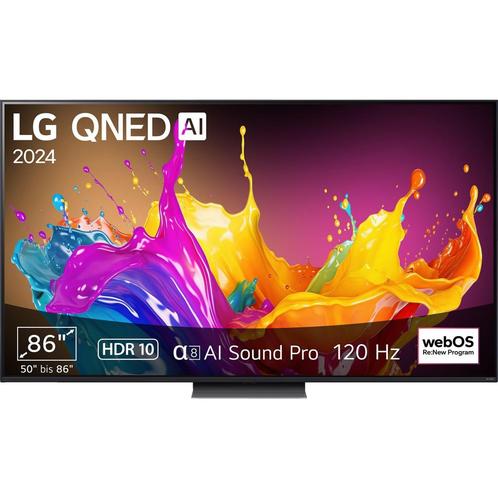 De Witgoed Outlet: LG 86QNED86T6A 86 inch (218 cm) Televisie, Audio, Tv en Foto, Televisies, Nieuw, LG, 100 cm of meer, Ophalen of Verzenden
