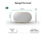 Mirlux Badkamerspiegel - LED Verlichting & Verwarming -, Verzenden, Nieuw