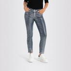 MAC � blauwe Rich Chic jeans zilveren coating � 36