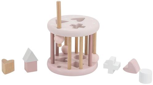 Label Label Roze Houten Rollende Vormenstoof LLWT-34345, Kinderen en Baby's, Speelgoed | Babyspeelgoed, Nieuw, Verzenden