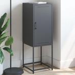 vidaXL buffetkast 36x39x107 cm staal antracietkleurig, Huis en Inrichting, Kasten | Buffetkasten, Minder dan 50 cm, Verzenden