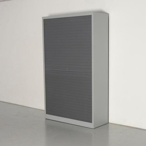 Kinnarps roldeurkast, aluminium, 198 x 120 cm, incl. 4, Huis en Inrichting, Kasten | Roldeurkasten en Archiefkasten, Ophalen of Verzenden