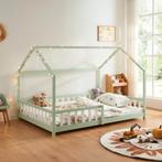 Kinderbed Hesel huisbed met uitvalbeveiliging 140x200 cm min, Kinderen en Baby's, Kinderkamer | Bedden, Verzenden, Nieuw