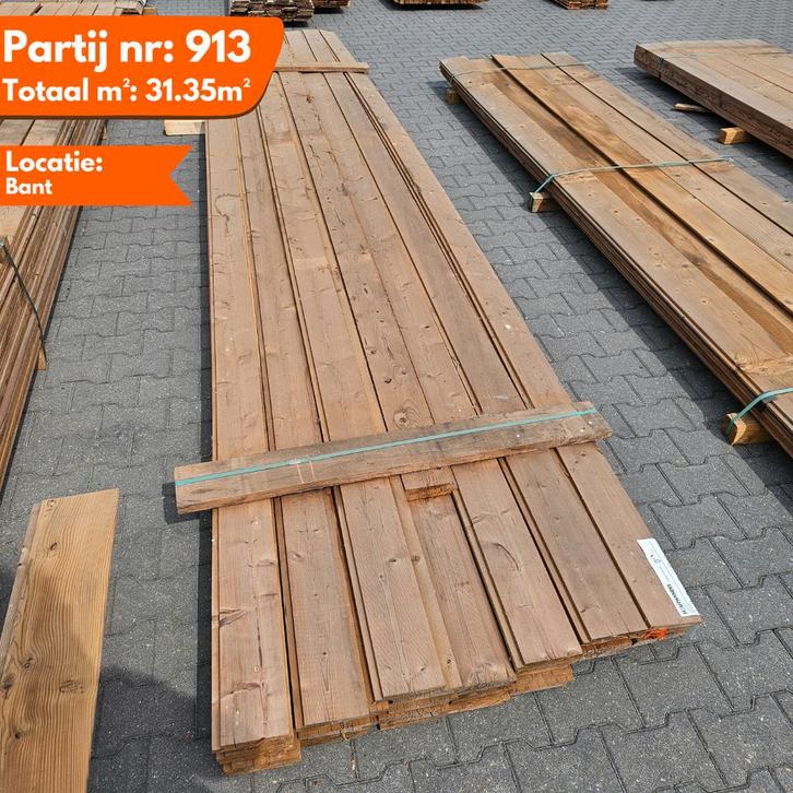 Thermo Vuren Zweeds Rabat 5700x140x12-20mm, Doe-het-zelf en Verbouw, Platen en Panelen, Ophalen of Verzenden