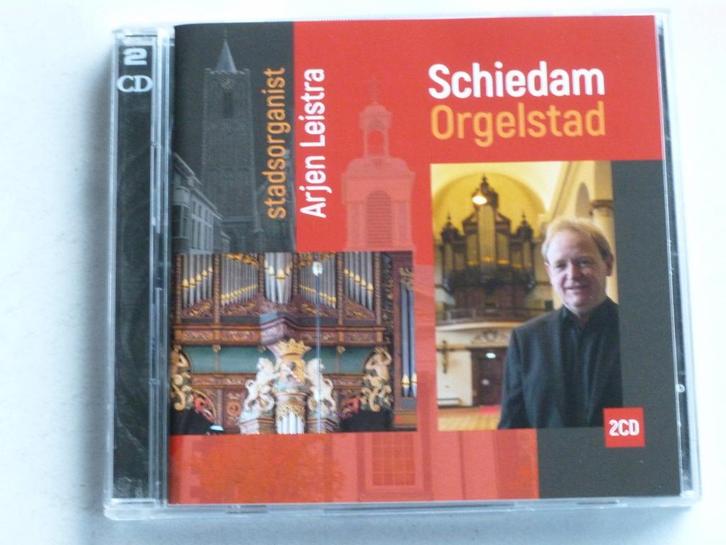 Arjen Leistra - Schiedam Orgelstad (2 CD), Cd's en Dvd's, Cd's | Klassiek, Zo goed als nieuw, Verzenden