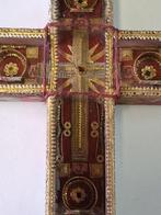 Reliekhouder - Glas, Hout, Papier, Textiel - 1850-1900 -