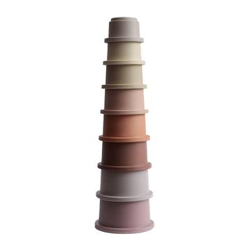 Mushie Stacking - Pastel Kleuren (Mushie Stacking Cups)