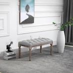 TRUUSK Gestoffeerde Bank, Bank, Bedbank Met Linnenlook, Make, Verzenden, Nieuw