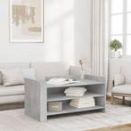 vidaXL Salontafel 100x50x50 cm bewerkt hout betongrijs, Verzenden, Nieuw, Overige houtsoorten, 100 tot 150 cm