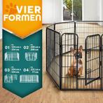 Puppyren - Hondenren- Dierenren - 80 cm hoog - Zwart - TRESK, Verzenden, Zo goed als nieuw