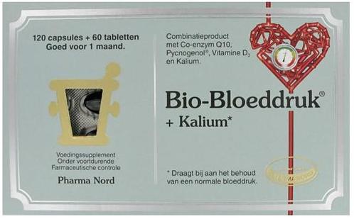PHARMA NORD BIO-BLOEDDRUK + KALIUM CAPSULES + TABLETTEN DO.., Diversen, Overige Diversen, Verzenden