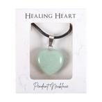 Green Adventurine - Healing Crystal Heart Necklace, Sieraden, Tassen en Uiterlijk, Edelstenen, Ophalen of Verzenden, Nieuw