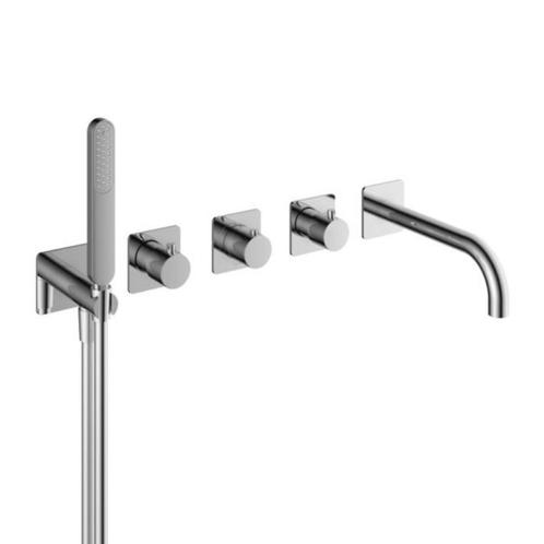 Inbouw Badkraan Hotbath Gal Thermostaatkraan met 2, Doe-het-zelf en Verbouw, Sanitair, Kraan, Nieuw, Chroom, Ophalen of Verzenden