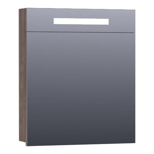 Spiegelkast 2.0 Exclusive Line 60cm Linksdraaiend Burned, Doe-het-zelf en Verbouw, Sanitair, Bad, Nieuw, Ophalen of Verzenden