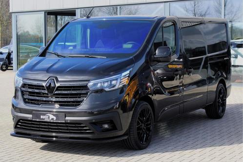 Renault Trafic 2.0 dCi 150pk L2H1 AUTOMAAT Dubbel Cabine Bla, Auto's, Bestelauto's, Dealer onderhouden, Lease, Zwart, Automaat