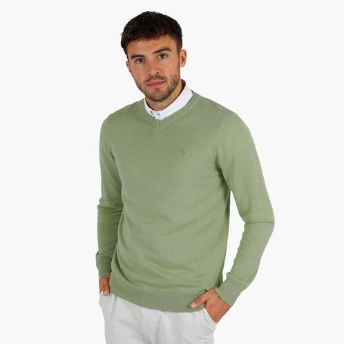 -48% Q1905  Q1905 Trui heemskerk linde  maat XL, Kleding | Heren, Truien en Vesten, Groen, Nieuw, Verzenden